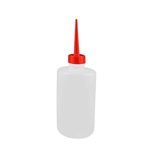 New Lon0167 73x140mm 500ml Soft Plastic Straight Beak Squeeze Oil Bottle Industrial Dispensing Bottle(73x140mm 500 ml Weichplastik Gerade Schnabel Squeeze Ölflasche Industrielle Dosierflasche