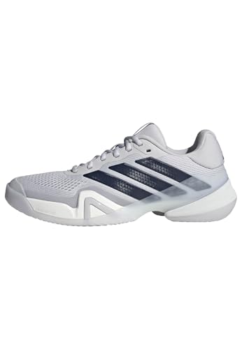 Image of adidas Mens Barricade 14 Tennis Sneakers Shoes - Black, Orange