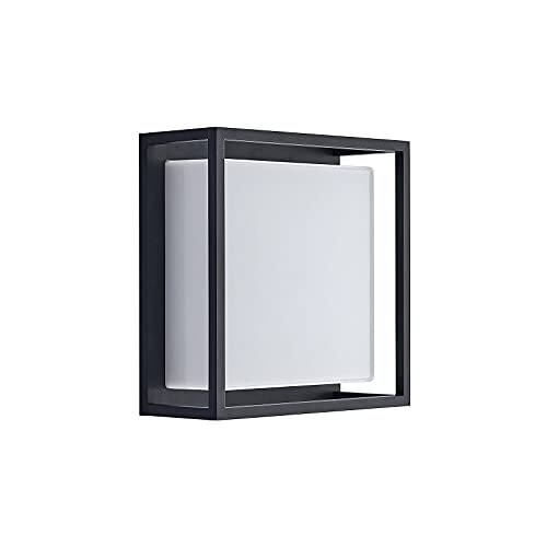 Preisvergleich Produktbild Lucande LED Wandleuchte außen, Wandlampe modern spritzwassergeschützt IP54, 11W LED (fest verbaut), warmweiß 3000K, Außenleuchte, Außenwandbeleuchtung