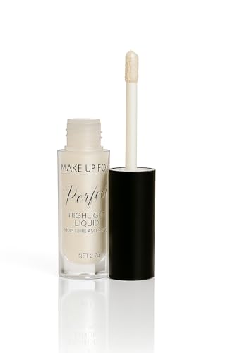 Image of MAKE UP FOR LIFE Perfect Glow Liquid Highlighter - High-Pigment, Dewy Finish, Long-Lasting Radiance for Face, Eyes & Body