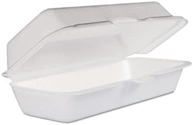 Foam Hot Dog Container/Hinged Lid