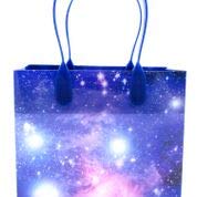 Tinymills Galaxy Outer Space Party Favor Treat Bags With Handles, Planet Space Solar System Candy Bags For Birthday Party, Party Supply Decorations Pack Of 12 #TOP3