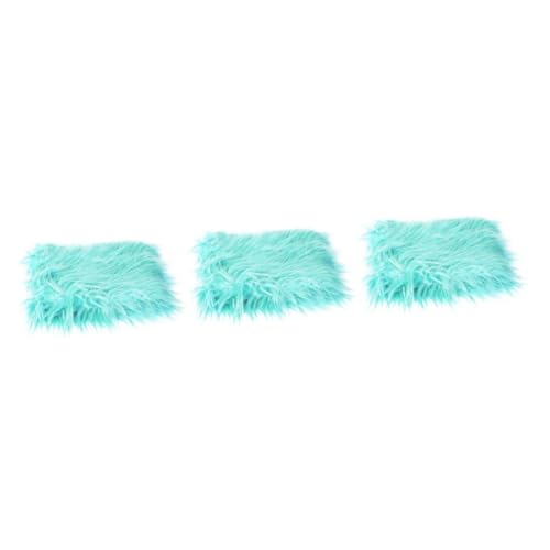 Tapis de séance photo pour nouveau-né vert clair DOITOOL lot de 3