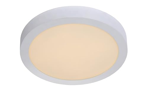 Plafonnier salle de bains LED dimmable IP44 blanc Lucide Brice