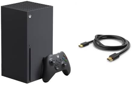 Paquete Consola de Nueva Generación - Xbox Series X 1TB + Cable HDMI Premium 8K - 4 pies - 48Gbps Alta Velocidad HDR para Consola de Juegos (Reacondicionado) [videojuego] por Amazon Renewed