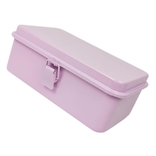 DIYEAH Caja De Herramientas Organizadores Incluir Largo Mecánico Organizador De Herramientas Mecanicas Caja De Instrumento Mecánica Contenedores Rosa Placa De Acero Laminado En Frío