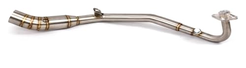 medio conector escape Para K&awasaki Z125 Z 125 Motocicleta Sistema Completo Escape Modificar Delantero Intermedio Enlace Silenciador Deslizante Escape Tubo