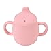 BOLORAMO Baby-Silikonbecher, Baby-Trainer-Becher, leicht zu greifen, tragbar, robust für(Rosa)