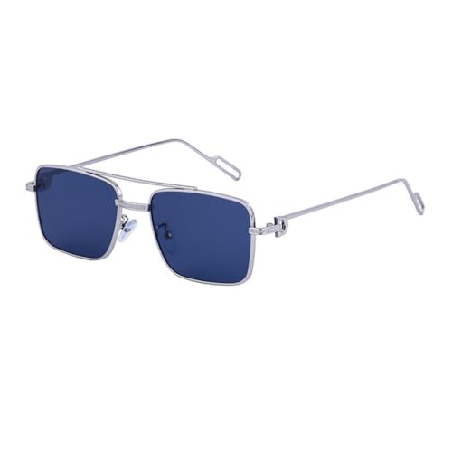 Lunettes de soleil carrées vintage pour femmes et hommes