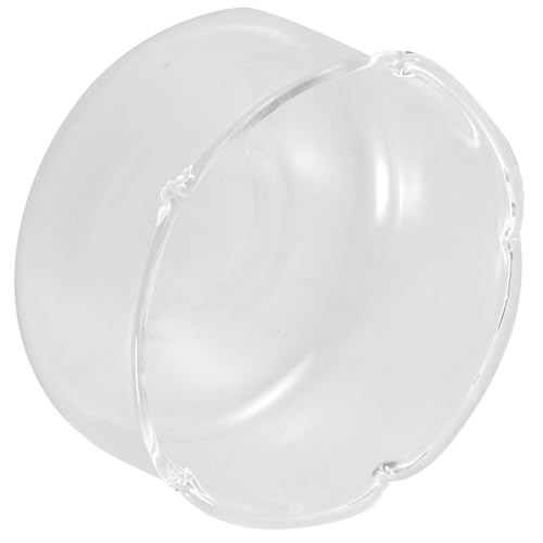 SEWACC Pot en Verre Transparent pour Culture Hydroponique, Petit Vase pour Lotus, Nénuphars et Plantes d'Intérieur, Jardinière Décorative pour Bureau et Maison, Pot Hydroponique