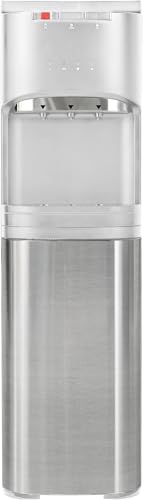 Image of Euhomy 5 Gallon Bottle Dispenser, Home, Office Water Dispenser, 600ml Dosing Pump, Beverage Dispenser for 2.5, 3 and 5 Gallon Bottles,Silver