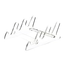 3-Layer Design: The mechanical keyboard stand is designed with 3 layers for storing 3 keyboards at the same time. It is space-saving and will not occupy too much desktop space. Premium Quality: Made of super thick high-quality acrylic sheet, transpar...