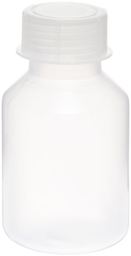 Fiole jaugée 500ml Vitlab en PMP Classe B avec bouchon en PP | Lot de 4