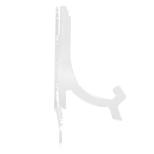 JTLB Support d'horloge en acrylique transparent, 25 cm de hauteur, pour horloges murales de 30,5 à 35,6 cm, style nordique, décoration moderne, 3 dimensions, pour la décoration de la maison – vue 3