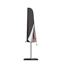Seydrey Sonnenschirm Schutzhülle Ampelschirm Schutzhülle für 2m-4m,Abdeckung 420D Schutzhülle Sonnenschirm hülle mit Stab für Ø 200 cm Ø 300cm Ø400 cm (140 * 27/25.5)