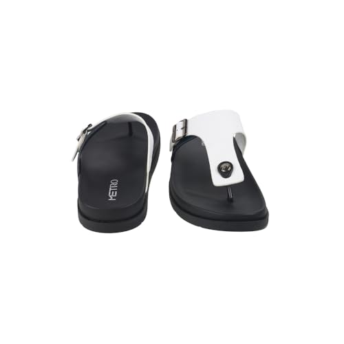 Image of Metro Men Flat Casual /Comfort Synthetic Leather Chappal
