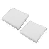 Mobestech Filtri per Cappa Aspirante Antiolio Non Tessuto Bianco, Usa e Getta, Filtrazione Fine e Assorbimento dei Fumi, 2 Borse
