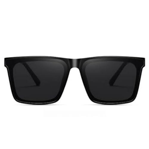 Image of IFLASH Unisex UV Protected Combo Offer Shades Black Goggles Rectangle Retro Vintage Narrow Sunglasses Pack Of 2, Free Size