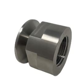 Westco Sanitary™ SA200CL-THAD 2" Threaded Female Clamp Adapters