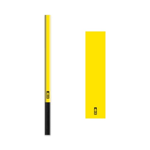 Bohning 5.5 Solid Arrow Wraps Small Neon Yellow