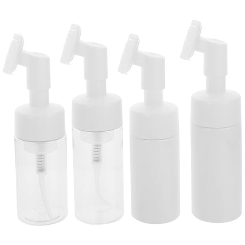 Beatifufu 4pcs Manual Face Cleansing Brush with Brush Head Bottles for Gentle Exfoliation and Skin Care Absorption for Daily Use and Makeup Removal