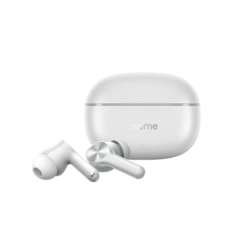 Image of realme Buds T200 Lite Bluetooth in Ear Earbuds,4 Mic, AI ENC for Calls,48 Hours Total Playback with Fast Charging and Ultra Low Latency Gaming TWS,Google Fast Pair,with mic (Storm Grey)