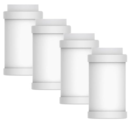 Image of Hillien Faucet Water Filter Replacements (4pcs PP Cotton + Minerals)