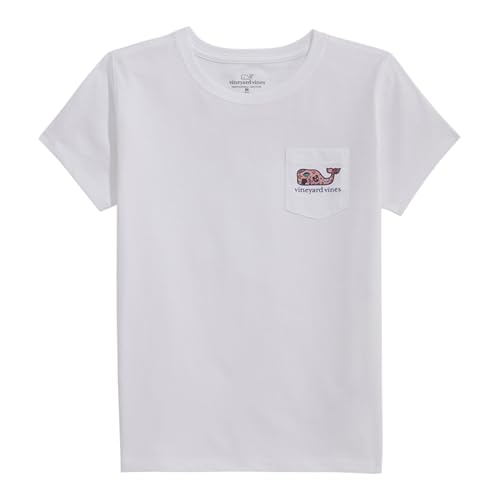 vineyard vines Girls' Team Spirit Whale Fill Short-Sleeve Pocket Tee2