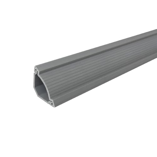 Cable Trunking Kit, Protección de Cableado, Conducto Ocultador de Cables para Esquinas, Canaleta para Debajo de Escritorios, Gabinetes de TV, Mesas de Conferencia (Rojo)(Gris B) miniatura 1