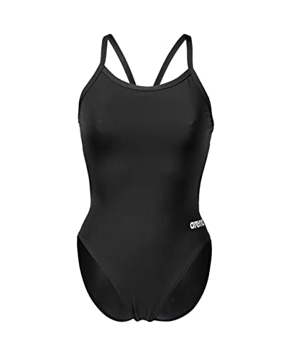 Image of Arena Women's Solid Team Swimsuit Challenge Back MaxLife Open Back Bathing Suit Athletic Swimwear