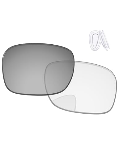 Image of Replacement Lenses & Nose Pieces for Oakley Holbrook Metal OO4123 55mm - Precision Fit, UV Block & Impact Resistant