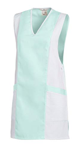 LEIBER Chasuble - mit Knopfverschluss - weiß/mint - Größe: III (48-52)