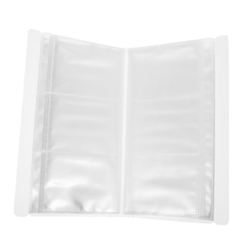 Mobestech Album De Cartes Postales Transparent en PP Léger, Format e Fixe, Protection Anti-poussière Et Anti-décoloration, Rangement pour Billets d'avion, Collectionneurs Et Fans