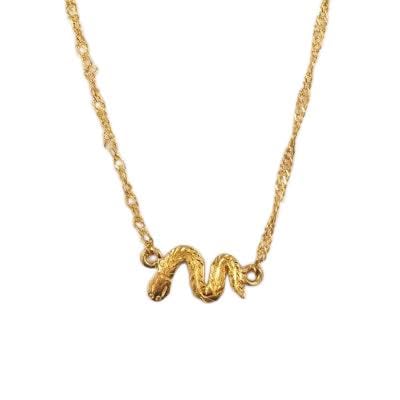 (山梨県)(ジュエリー)K24 snake/スネーク ネックレス 1本