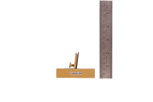 Image of Homdum 1 pc mini brass scraper plane antique rose wood Finish miniature Hobby brass planer for Wood Craft size 3 inch 75mm