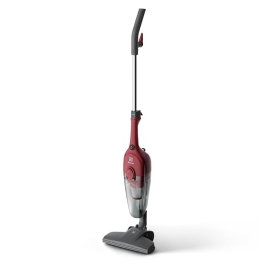 Aspirador pó vertical com fio portátil de mão 2 em 1 1100W cabo 5m capacidade 1,2L filtro HEPA Electrolux STK13 vermelho 127v