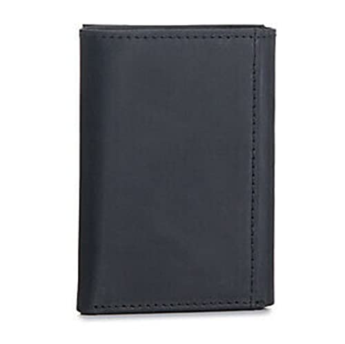 ARIAT Men's Trifold Wallet with Embossed Logo, Genuine Leather, Black3