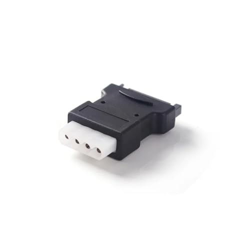 2 Pack Cable Adaptador SATA 15P Macho a IDE 4P Hembra miniatura 5
