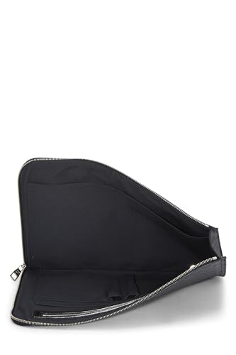 Pre-Loved Damier Graphite Pochette Documents, Black4