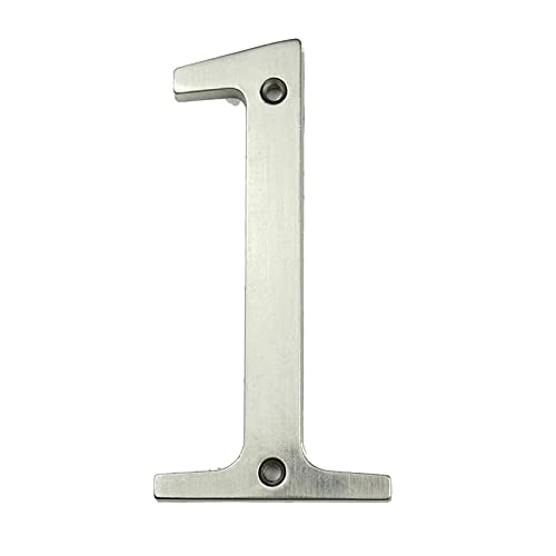 Numéro de porte 10cm en noir pour plaque d'adresse de maison et boîte aux lettres extérieure
