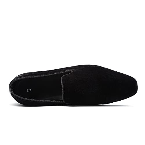 Image of ALLY UNION MAKE FORCE Mens Loafers Dress Slip on Party Wedding Penny Smoking Shoes
