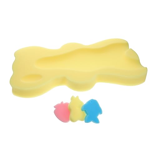 Hemoton Bath Sponges Cushion Newborn Bath Support Mat for Soft Sponge Bath Cushion for Comfort Random Style for Safe and Relaxing Bathing Experience