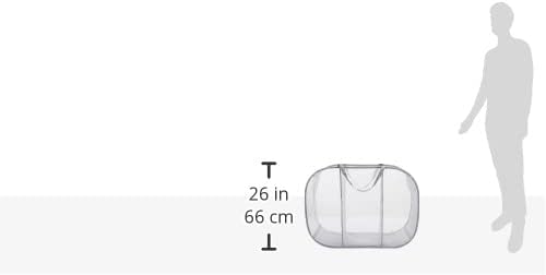 Whitmor Pop & Fold Laundry Sorter, Paloma Gray