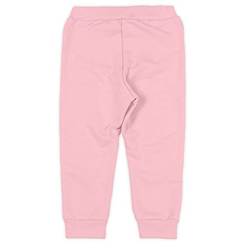 Conjunto jaqueta + calça ribana matelassê Marisol, bebê-meninas, Rosa Claro, MB