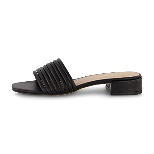 Cushionaire Women'S Nino Strappy Low Block Heel Slide Sandal +Memory Foam And Wide Widths Available thumb #1