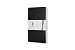 Moleskine Volant Soft Cover Journal, Set of 2, Ruled, Large (5" x 8.25") Black - for Use as Journal, Sketchbook, Composition Notebook