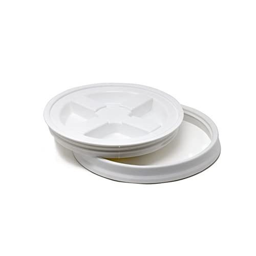 GritGuard Gamma Seal Bucket Lid White Suitable for Grit Guard Wash Buckets Buckets, Suitable for Meguiar's