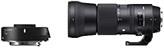 Sigma ZB954 150 - 600 mm F5-6.3 DG OS HSM Contemporary Lens with TC-1401 Converter Kit for Canon Camera-Black