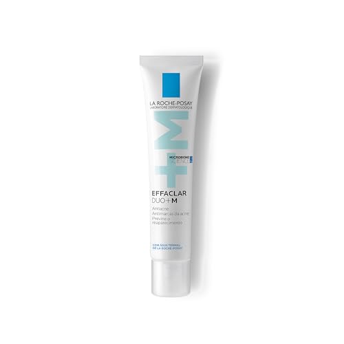 La Roche Posay Tratamiento corrector facial, Antiacné, Combate las manchas, los puntos negros y las imperfecciones, Con efecto anti-recaída, Con niacinamida, Effaclar Duo+M, 40 ml