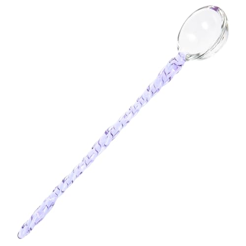 Alipis Stained Glass Spoon Ice Cream Latte Cream Honey Mixing Stirring Tea Sugar Salt Spoon